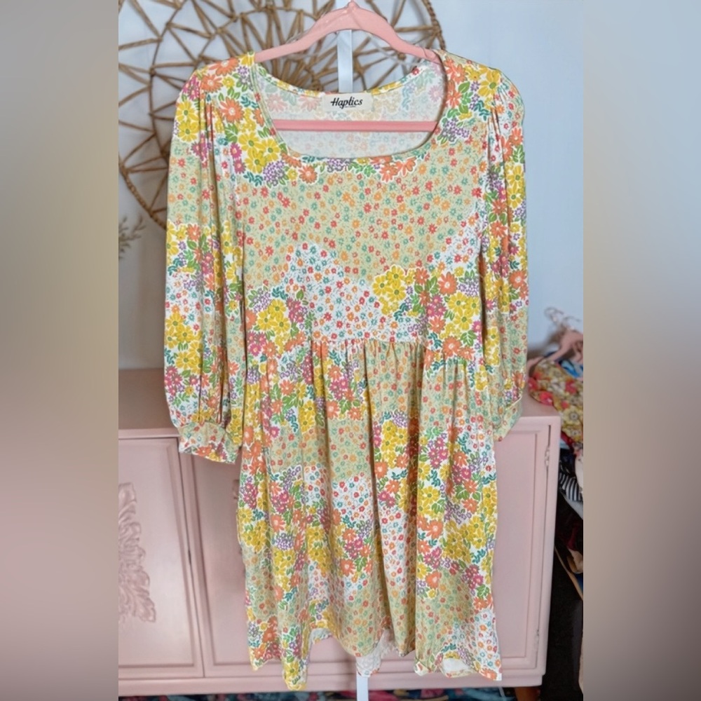 Women’s Small Haptics Floral Casual‎ Dress - Multicolor